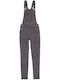 Kids' Denim Overall Gray