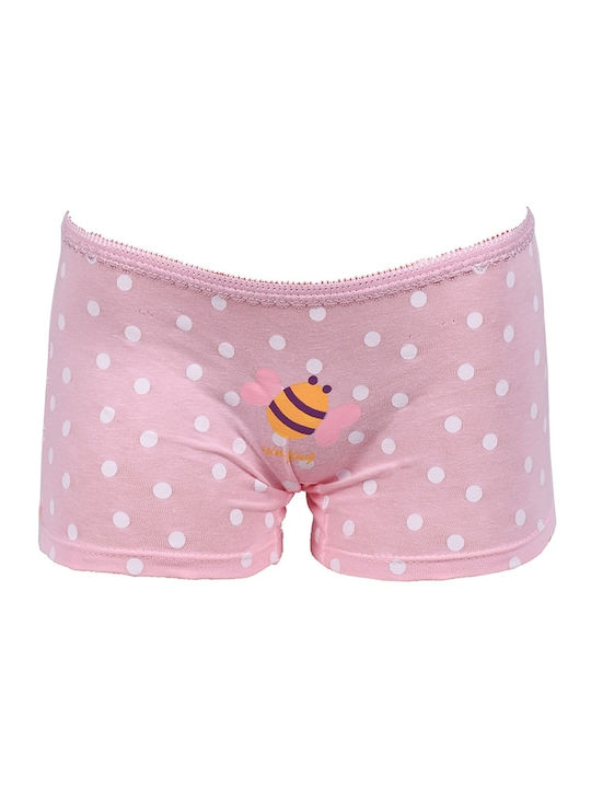 Rosa Junio Kinder-Boxershorts Rosa