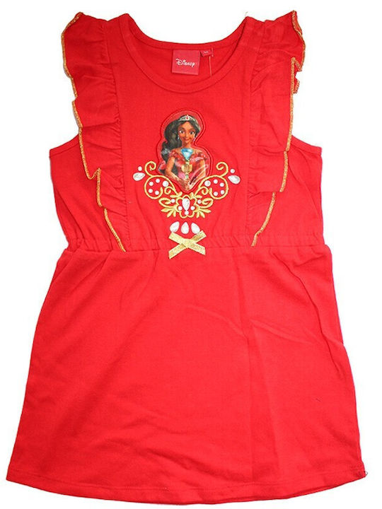 Disney Kids Dress Sleeveless Red