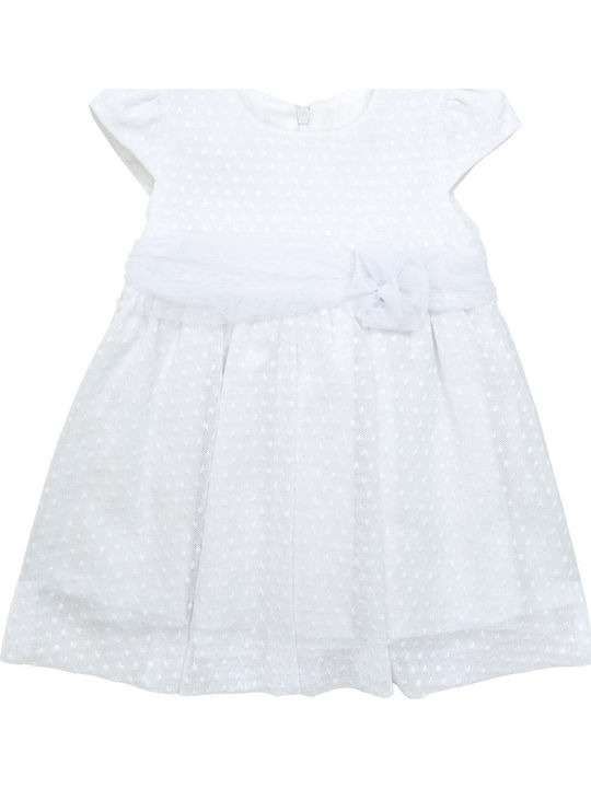 Babylonfashion Kinderkleid Tüll Weiß Babylonfashion Kinderkleid Tüll Weiß