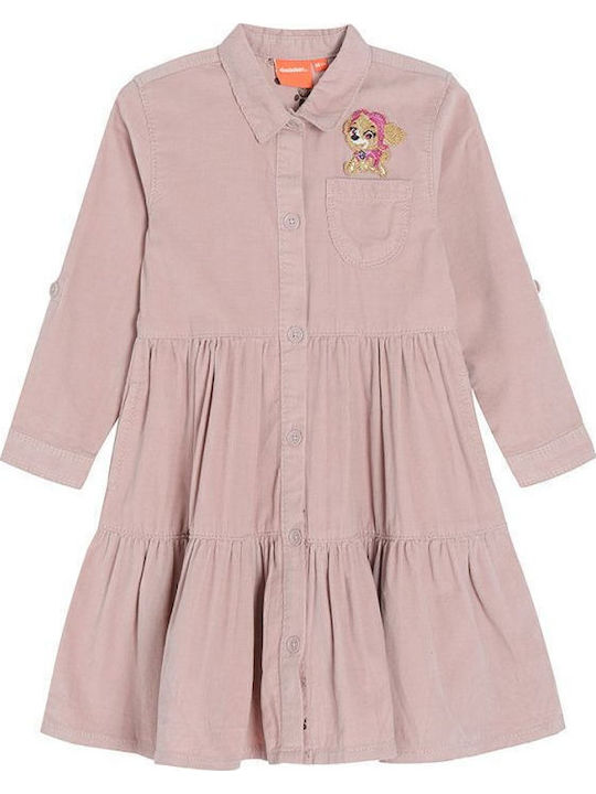 Paw Patrol Rochie pentru Copii Mânecă lungă Violet