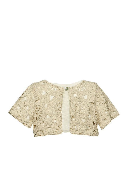 Bolero pentru copii Bej