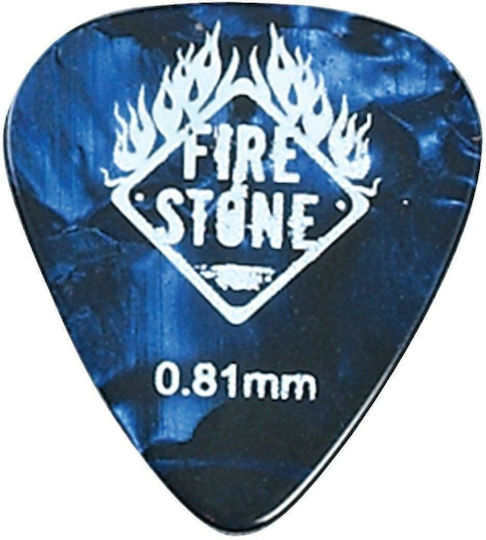 Fire & Stone Πένα Κιθάρας Celluloid Πάχους 0.81mm Συσκευασία 1τμχ