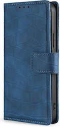 Skin Feel Crocodile Texture Син (Vivo X60 Pro 5G)
