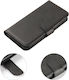 Hurtel Magnet Book Silicon Negru (TCL 305i)