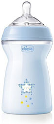 Chicco Plastikflasche Natural Feeling Gegen Koliken mit Silikonsauger für 6+ Monate Stern 300ml 1Stück