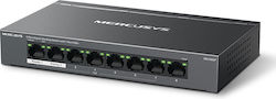 Mercusys MS108GP v1 Unverwaltet L2 PoE+ Switch mit 8 Ports Gigabit (1Gbps) Ethernet