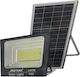 Jortan Wasserdicht Solar LED Flutlicht 1200W Kaltweiß 6500K mit Fernbedienung IP66