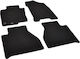 Rigum Set of Front and Rear Mats 4pcs for Renault Alaskan Nissan Navara Black