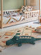 Atmosphera Kids Decorative Pillow Mascot Crocodile Emil Green 80x16cm