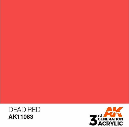 AK Interactive Χρώμα Μοντελισμού Κόκκινο 17ml