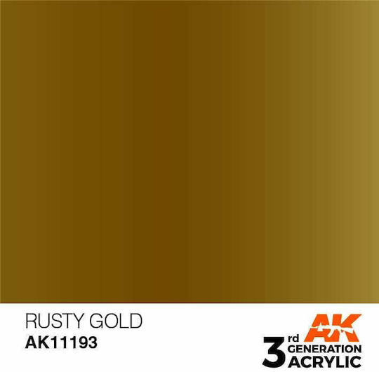 AK Interactive Modellbau Farbe in Gold Farbe 17ml