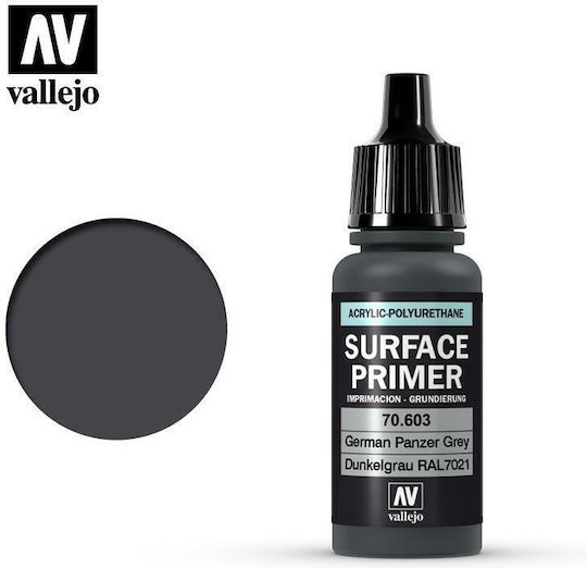 Acrylicos Vallejo Surface Primer Χρώμα Μοντελισμού σε Γκρι χρώμα 17ml