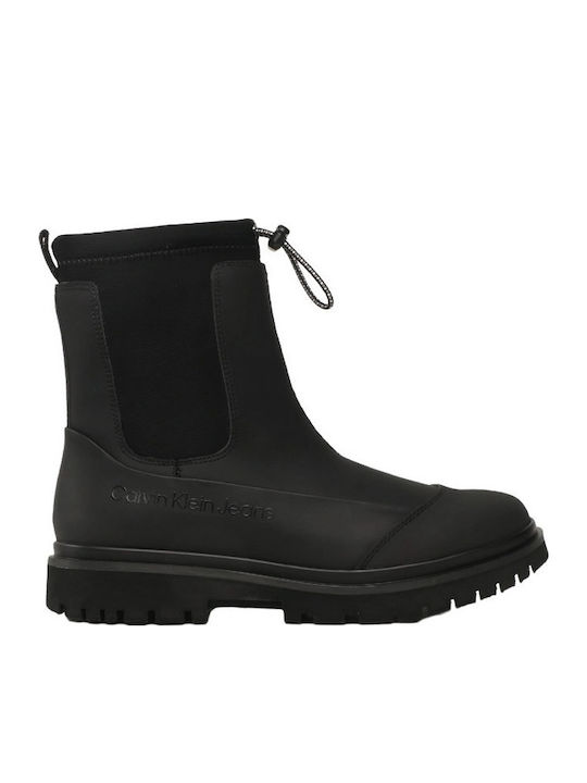 Calvin Klein Damen Chelsea Stiefeletten Schwarz