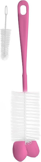 Babyono Cleaning Brush for Baby Bottles Pink 2pcs