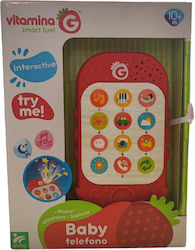 Globo Phone Toy Το Πρώτο μου Smartphone with Light and Sounds for 10++ Months