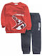 Nek Kids Wear Kids Sweatpants Set Red 2pcs