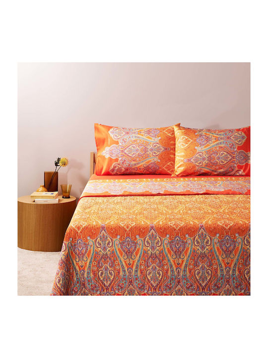 Bassetti Sheet Sets Queen 250x280cm. Granfoulard Ragusa Gold 4pcs