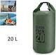 Ocean Pack Στεγανός Σάκος Ώμου 20lt Πράσινος