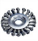 Token Tooling Wire Brush with Bristles for Twin Wheel 115mm