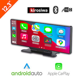 Kirosiwa Car-Audiosystem (Bluetooth/USB/GPS/Apple-Carplay/Android-Auto) mit Touchscreen 3"