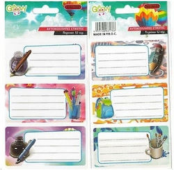 Notebook Labels 12pcs