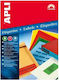 Apli 20 Blätter Notebook Etiketten 7x3.7cm