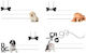 A&G Paper Notebook Labels Cuties 16pcs