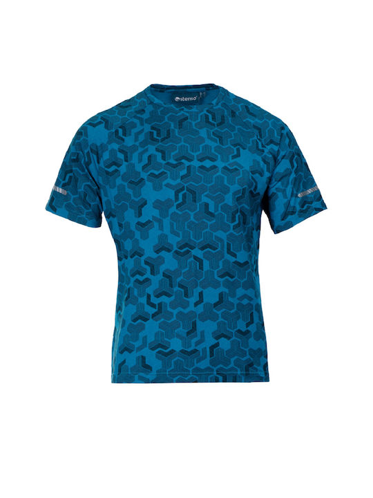 Stenso T-Shirt Εργασίας Πράσινο με Ανακλαστικές Ταινίες
