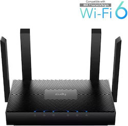 Cudy WR3000 Drahtlos Router Wi‑Fi 5 mit 4 Anschlüssen Gigabit Ethernet