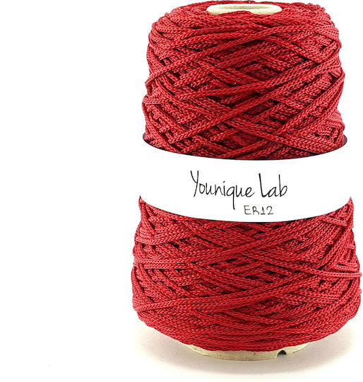 Younique Lab Younique Lab Knitting Yarn for Bags Polypropylene Red 300g