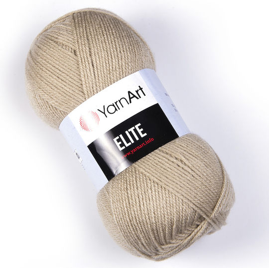 YarnArt Elite Acrylic Beige 300m 100gr