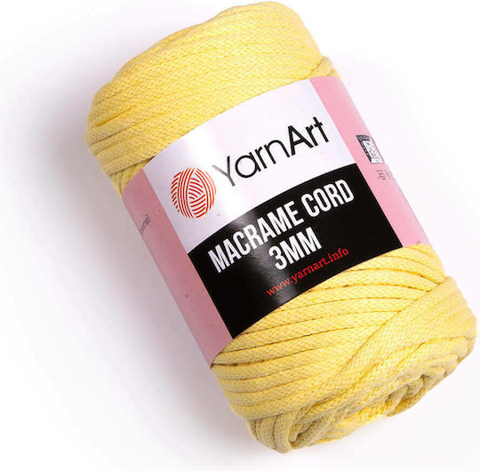 YarnArt YarnArt Macrame Cotton Cord 3mm Yellow 85m 250g