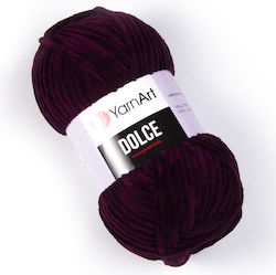 YarnArt Dolce Chunky Μικροπολυεστέρας Μωβ 120m ...