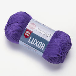 YarnArt Luxor Baumwolle Lila 125m 50g
