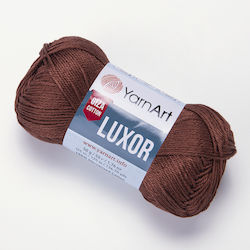 YarnArt Luxor Baumwollgarn Braune 125m 50g