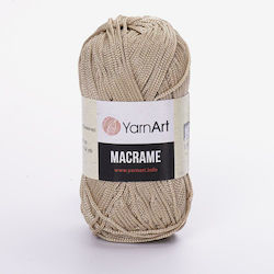 YarnArt Macrame Μακραμέ Συνθετικό Μπεζ 130m 90gr
