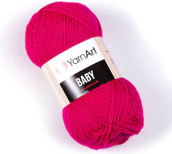 YarnArt Baby Ακρυλικό Ροζ 150m 50gr