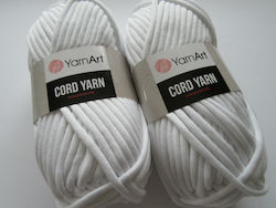 YarnArt Cord Yarn Βαμβακερό Λευκό 73m 250gr
