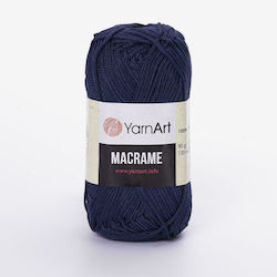 YarnArt Macrame Μακραμέ Συνθετικό Μπλε 130m 90gr