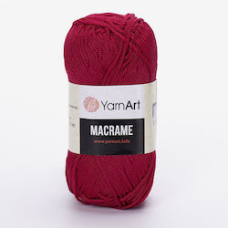 YarnArt Macrame Μακραμέ Συνθετικό Κόκκινο 130m ...