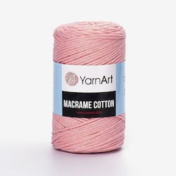 YarnArt Макраме Памучна Розова 225м 250гр