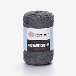 YarnArt Макраме Памучна Сива 225м 250гр