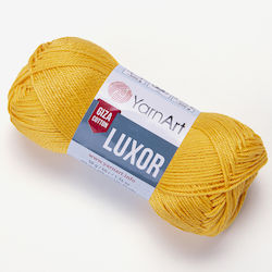 YarnArt Luxor Baumwolle Gelbes Krokies 125m 50g