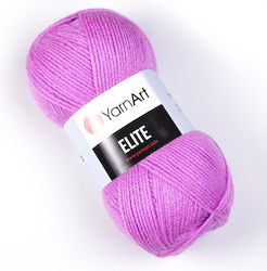YarnArt Elite Ακρυλικό Ροζ Μωβ 300m 100gr