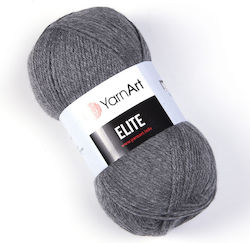 YarnArt Elite Ακρυλικό Γκρι 300m 100gr