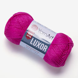 YarnArt Luxor Baumwollgarn Fuchsiapink 125m 50g