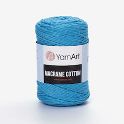 YarnArt Макраме Памучна Тюркоазена 225м 250гр