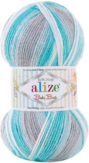 Alize Acrilyc Knitting Yarn BABY BEST BATIK 7264 240m 100gr