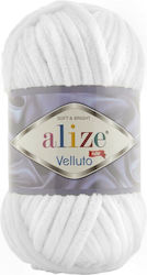 Alize Velluto Chunky Λευκό